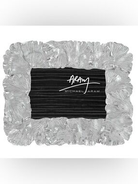 NIB Michael Aram Gingko Photo Silver Picture Frame 4x6